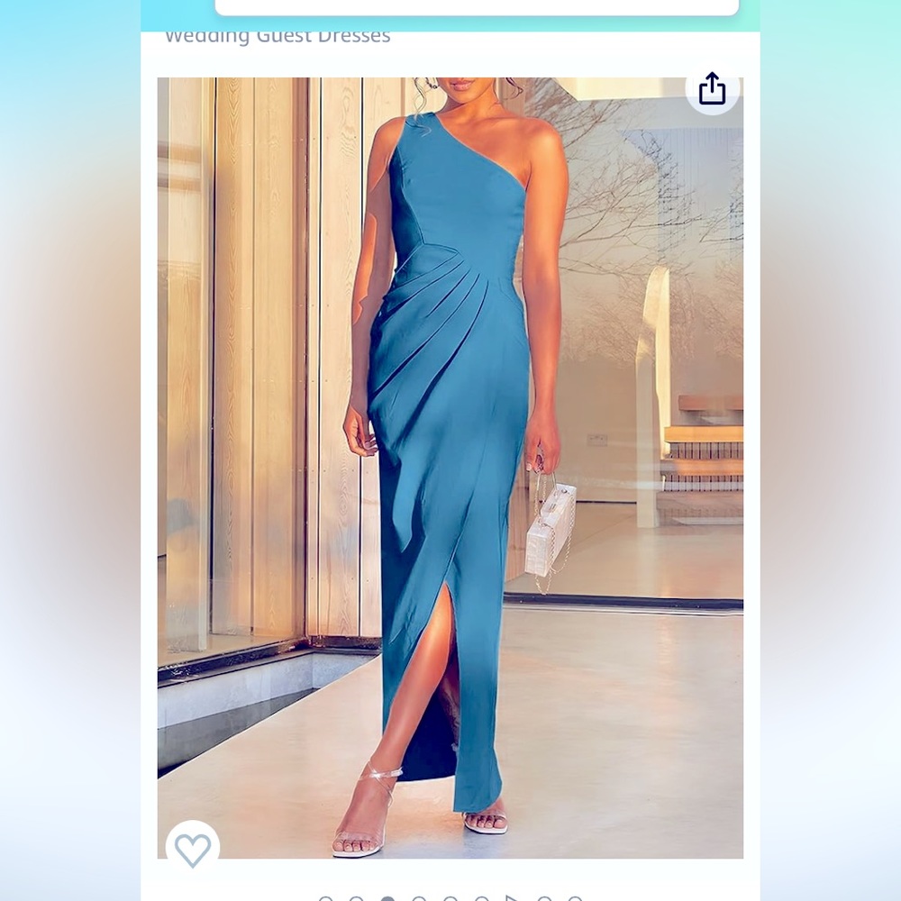 One shoulder dress